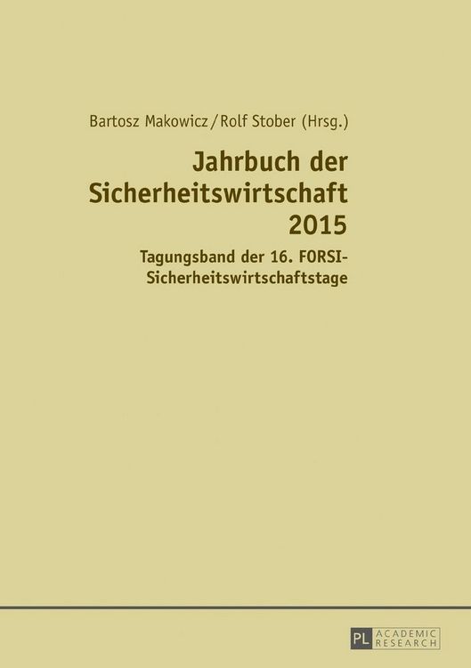 Produktbild: Jahrbuch der Sicherheitswirtschaft 2015
