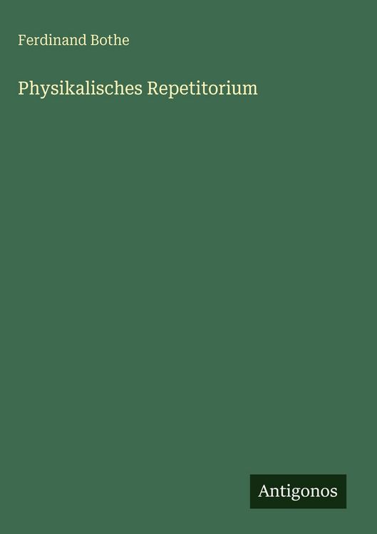 Produktbild: Physikalisches Repetitorium
