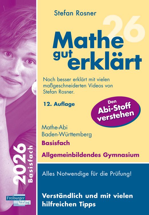 Produktbild: Mathe gut erkl&auml;rt 2026 Basisfach Baden-W&uuml;rttemberg Gymnasium