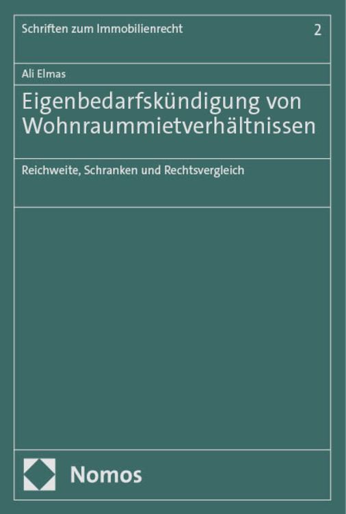 Produktbild: Eigenbedarfsk&uuml;ndigung von Wohnraummietverh&auml;ltnissen