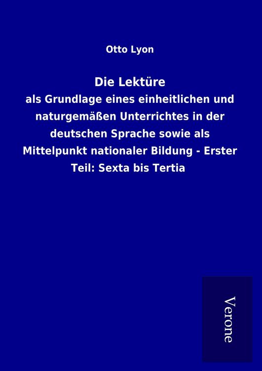 Produktbild: Die Lekt&uuml;re