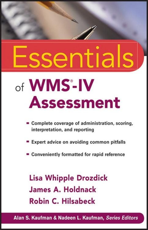 Produktbild: Essentials of WMS-IV Assessment