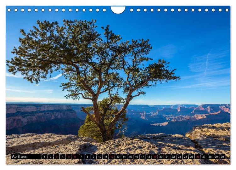 Produktbild: GRAND CANYON - Einblicke (Wandkalender 2026 DIN A4 quer), CALVENDO Monatskalender