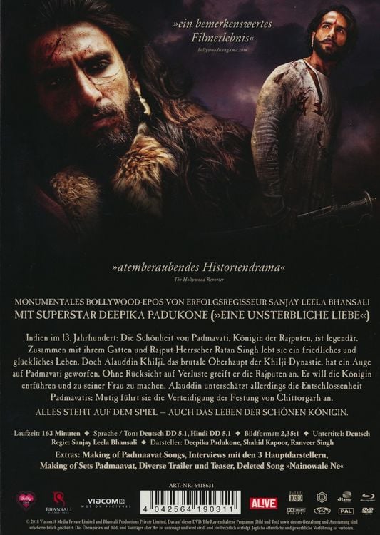 Produktbild: Padmaavat - Special Edition (+ DVD) (+ Bonus-DVD)