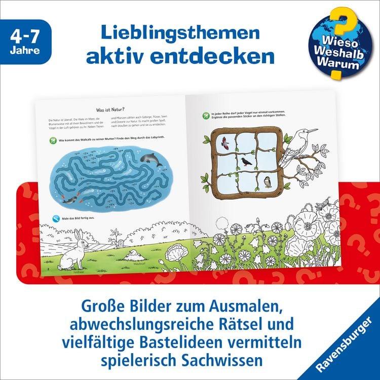 Produktbild: Wieso? Weshalb? Warum? aktiv-Heft - Natur