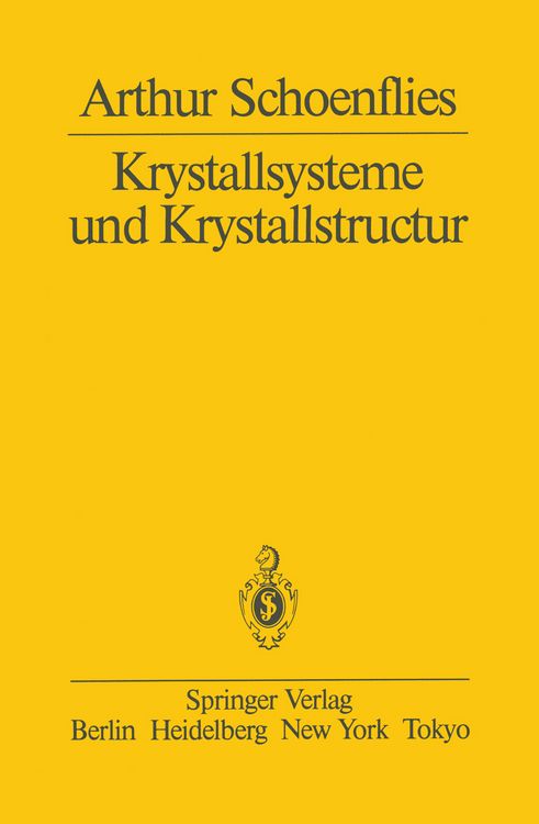 Produktbild: Krystallsysteme und Krystallstructur