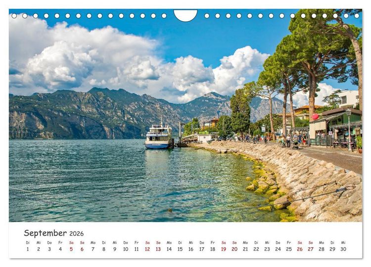 Produktbild: Malcesine am Gardasee (Wandkalender 2026 DIN A4 quer), CALVENDO Monatskalender