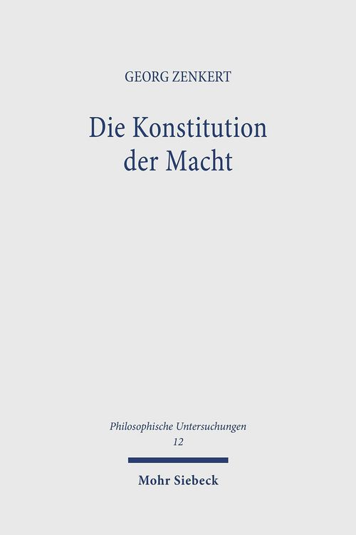 Produktbild: Die Konstitution der Macht
