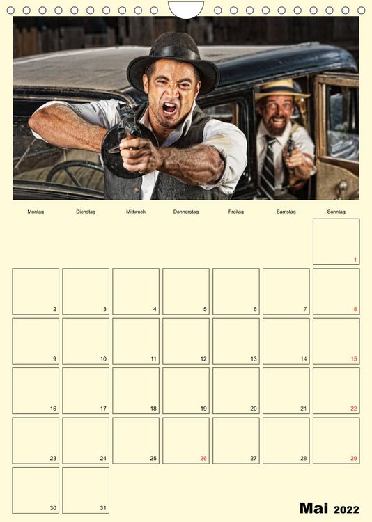 Produktbild: Die 20er Jahre. Gangster, Frauen und Kanonen (Wandkalender 2022 DIN A4 hoch)
