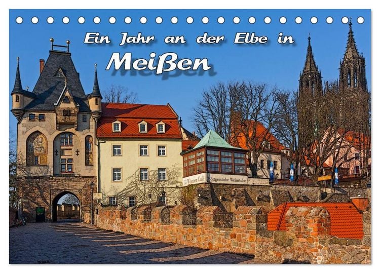 Produktbild: Das Jahr an der Elbe in Mei&szlig;en (Tischkalender 2026 DIN A5 quer), CALVENDO Monatskalender