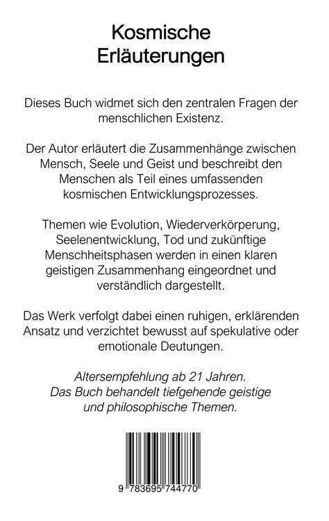 Produktbild: Kosmische Erl&auml;uterungen