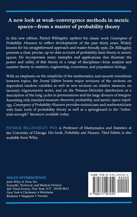Produktbild: Convergence of Probability Mea
