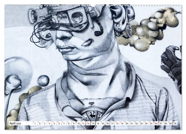 Produktbild: Kunst der Strasse (Wandkalender 2026 DIN A2 quer), CALVENDO Monatskalender
