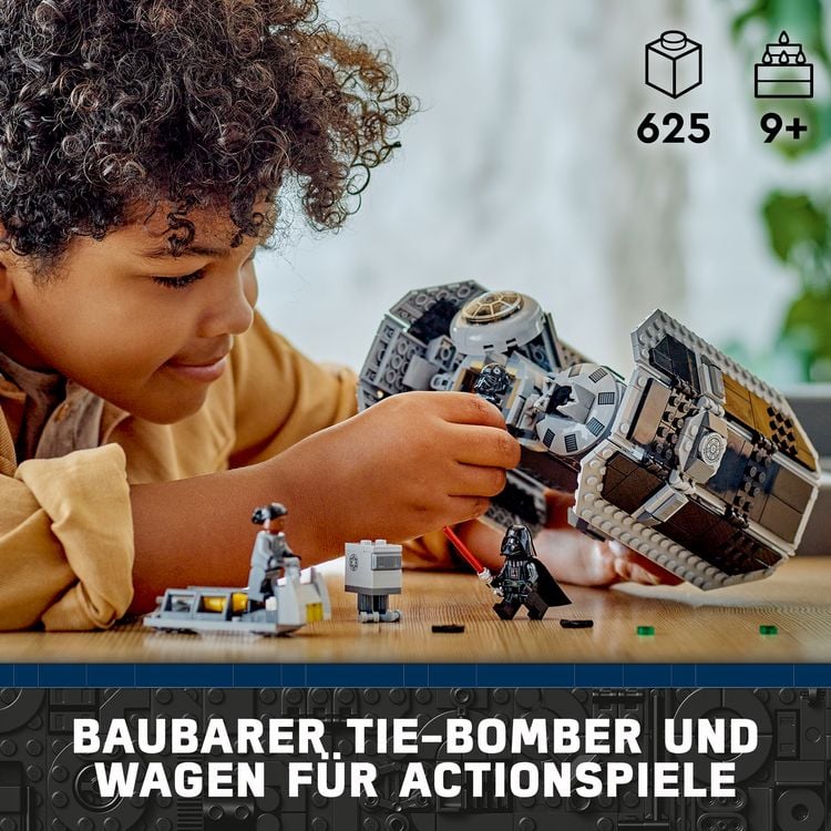 Produktbild: LEGO Star Wars 75347 - TIE Bombe Modellbausatz mit Darth Vader