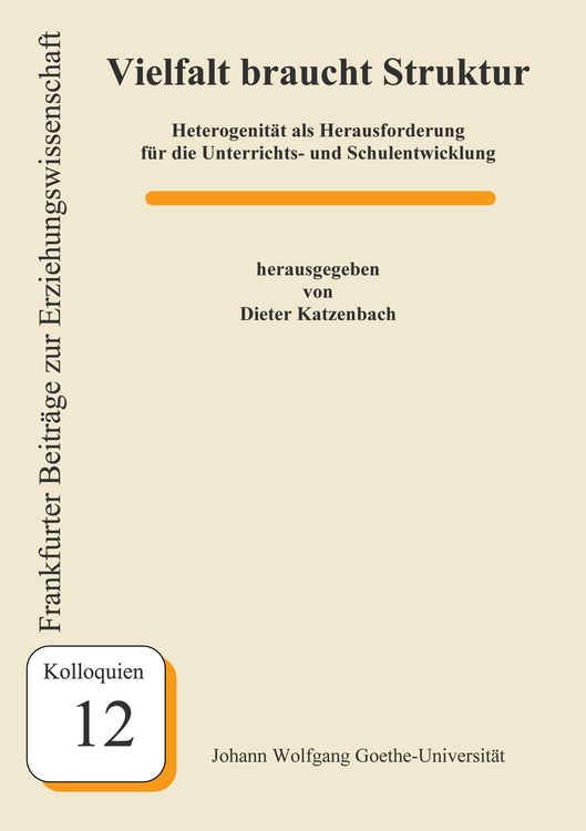 Produktbild: Vielfalt braucht Struktur