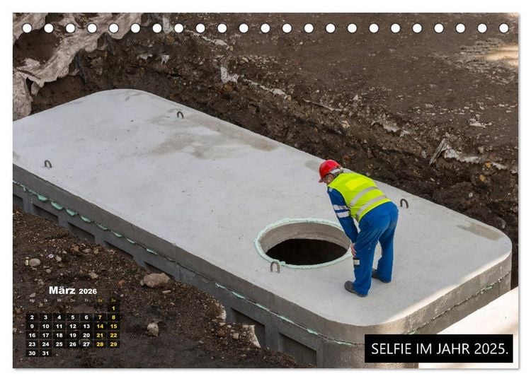 Produktbild: Humor in der Bauindustrie (Tischkalender 2026 DIN A5 quer), CALVENDO Monatskalender