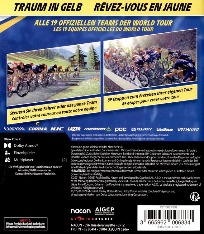 Produktbild: Tour de France 2021 [Xbox One] USK/PEGI
