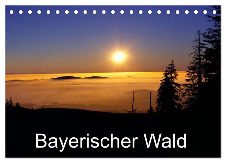 Produktbild: Bayerischer Wald (Tischkalender 2026 DIN A5 quer), CALVENDO Monatskalender