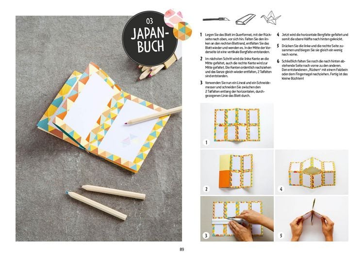 Produktbild: 1 Blatt Papier &ndash; 33 Faltideen