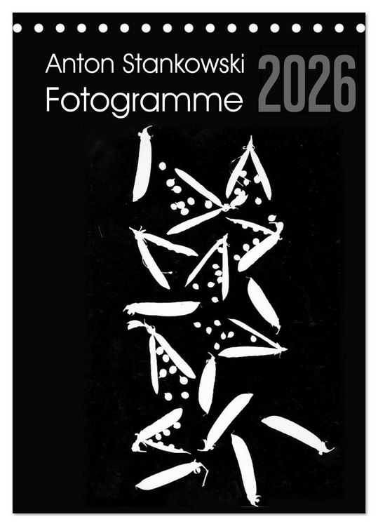 Produktbild: Anton Stankowski Fotogramme (Tischkalender 2026 DIN A5 hoch), CALVENDO Monatskalender