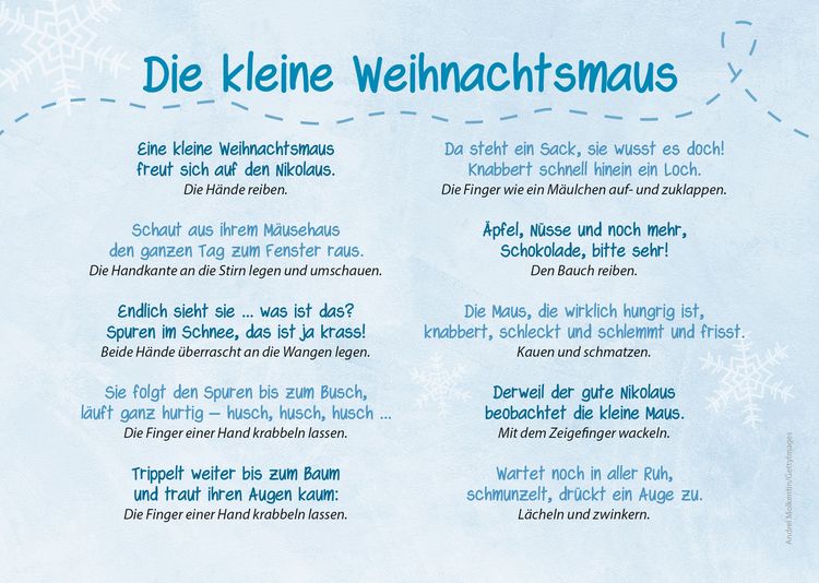 Produktbild: Die Kita-Jahreszeiten-Karten: 32 Mitmachgedichte f&uuml;r den Winter