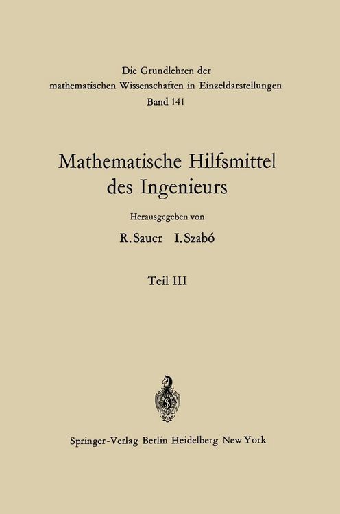 Produktbild: Mathematische Hilfsmittel des Ingenieurs