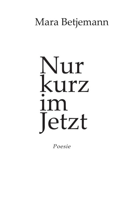 Produktbild: Nur kurz im Jetzt
