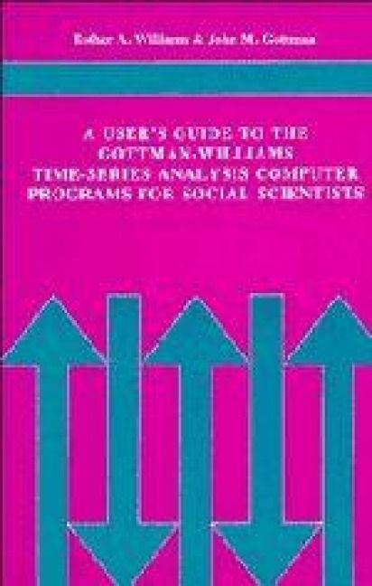 Produktbild: A User's Guide to the Gottman-Williams Time-Series Analysis Computer Programs for Social Scientists