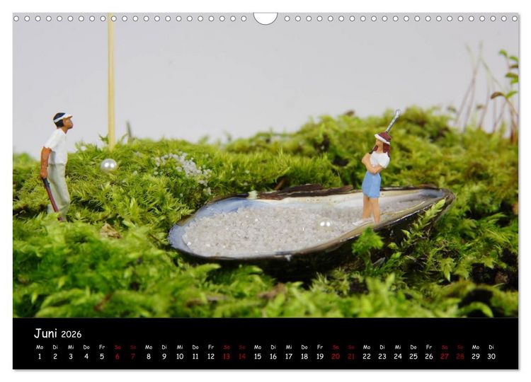 Produktbild: Minis Golf (Wandkalender 2026 DIN A3 quer), CALVENDO Monatskalender