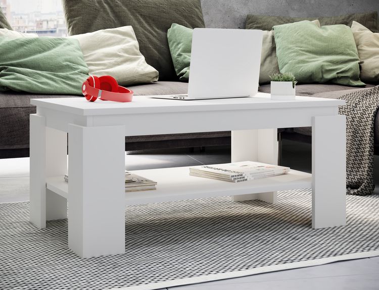Produktbild: Holz Sofatisch Couchtisch Beistelltisch Rolas
