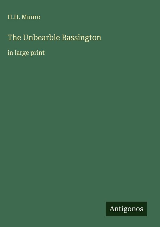 Produktbild: The Unbearble Bassington