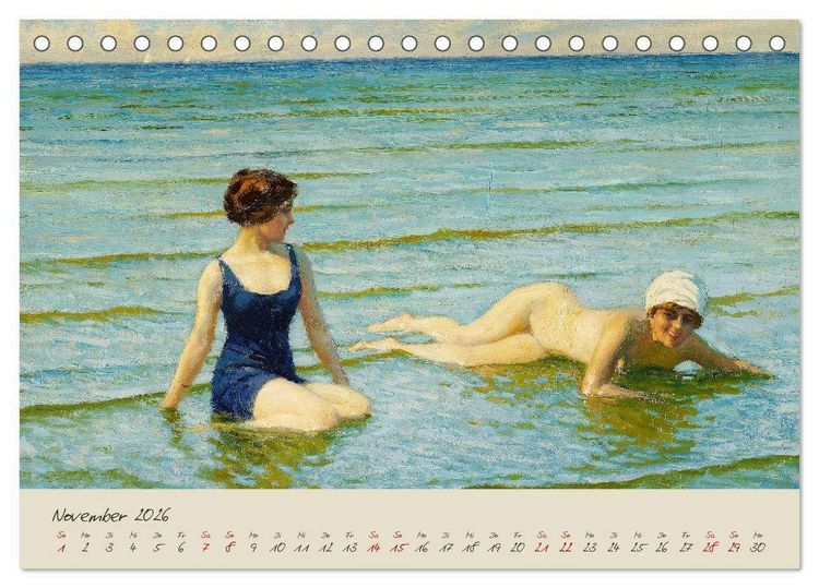 Produktbild: Strandgef&uuml;hle (Tischkalender 2026 DIN A5 quer), CALVENDO Monatskalender