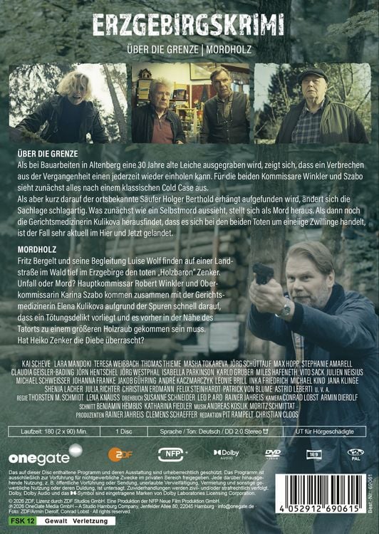 Produktbild: Erzgebirgskrimi: &Uuml;ber die Grenze / Mordholz