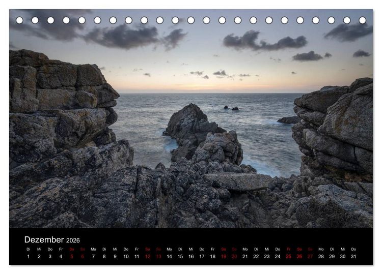 Produktbild: Sehnsucht Bretagne (Tischkalender 2026 DIN A5 quer), CALVENDO Monatskalender
