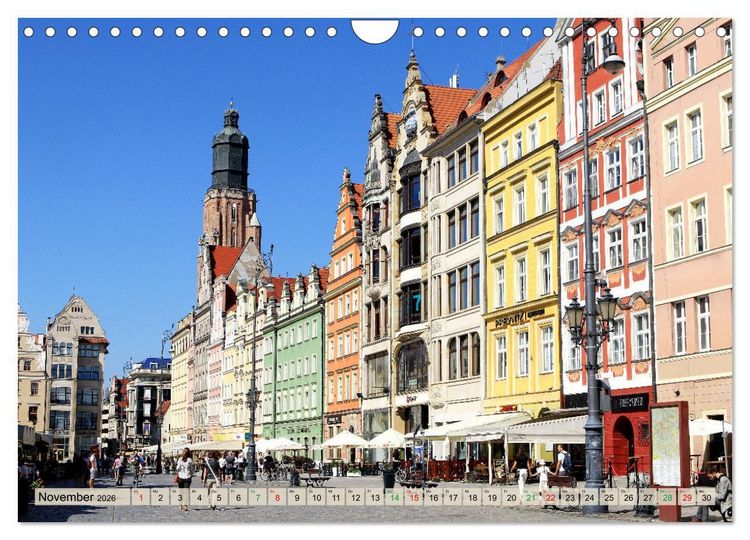Produktbild: Zauberhaftes Breslau (Wandkalender 2026 DIN A4 quer), CALVENDO Monatskalender
