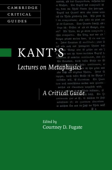 Produktbild: Kant's Lectures on Metaphysics