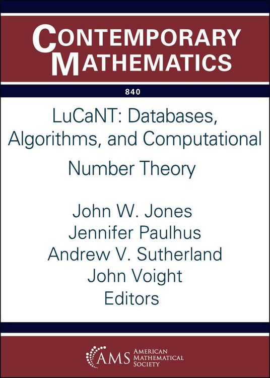 Produktbild: LuCaNT: Databases, Algorithms, and Computational Number Theo