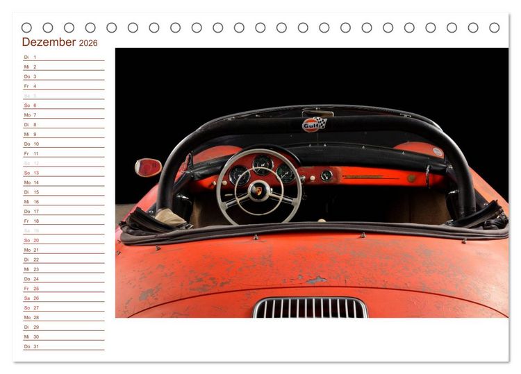 Produktbild: Classic 356 (Tischkalender 2026 DIN A5 quer), CALVENDO Monatskalender