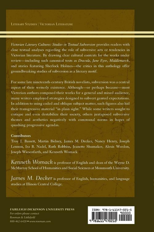 Produktbild: Victorian Literary Cultures