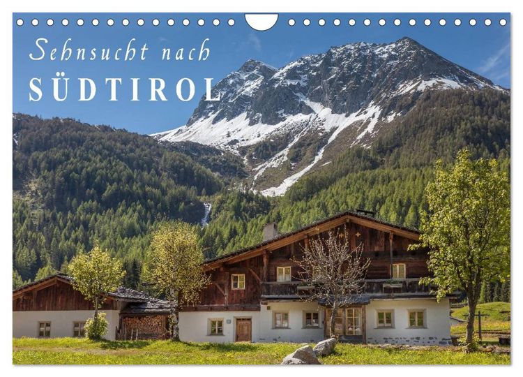 Produktbild: Sehnsucht nach S&uuml;dtirol (Wandkalender 2026 DIN A4 quer), CALVENDO Monatskalender