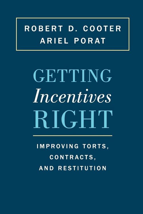 Produktbild: Getting Incentives Right