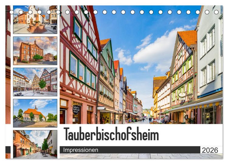 Produktbild: Tauberbischofsheim Impressionen (Tischkalender 2026 DIN A5 quer), CALVENDO Monatskalender