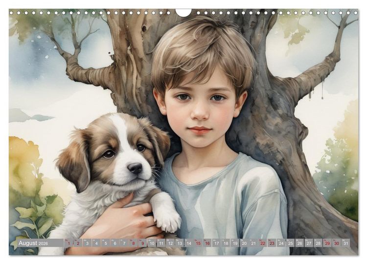 Produktbild: Liebste Kinder (Wandkalender 2026 DIN A3 quer), CALVENDO Monatskalender