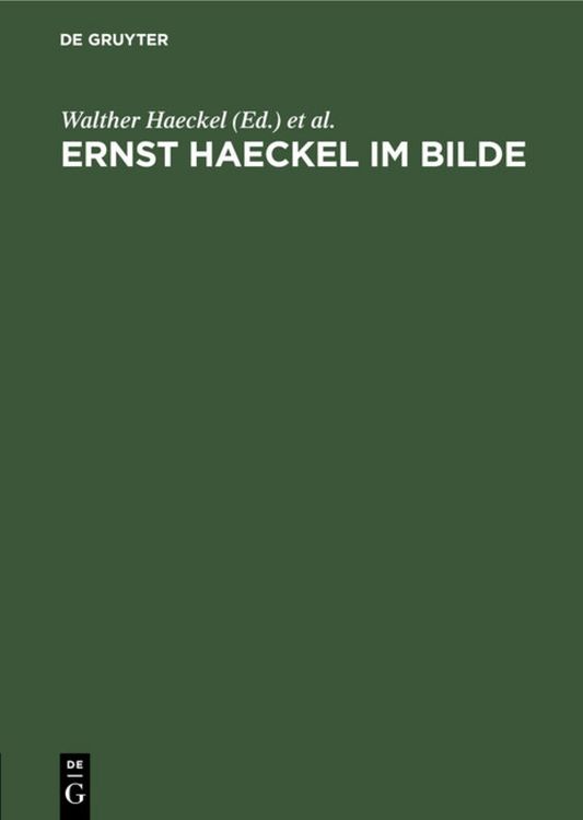 Produktbild: Ernst Haeckel im Bilde