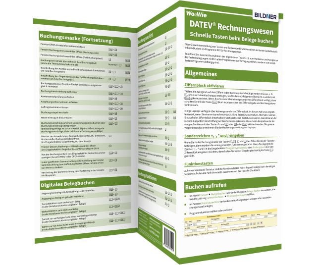 Produktbild: DATEV Rechnungswesen - Schnelle Tasten beim Belege buchen