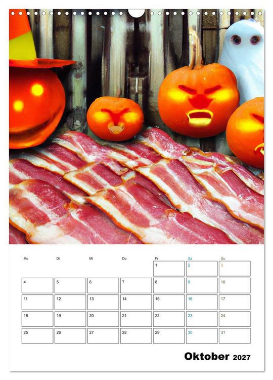 Produktbild: Bacon Kalender - Wir lieben Bacon (Wandkalender 2027 DIN A3 hoch), CALVENDO Monatskalender