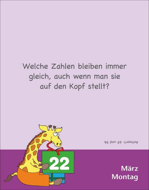 Produktbild: Witze f&uuml;r Kids Tagesabrei&szlig;kalender 2027
