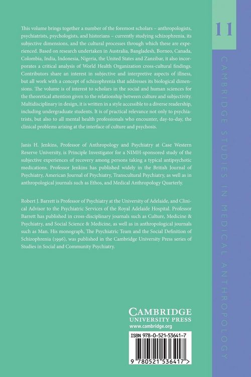 Produktbild: Schizophrenia, Culture, and Subjectivity