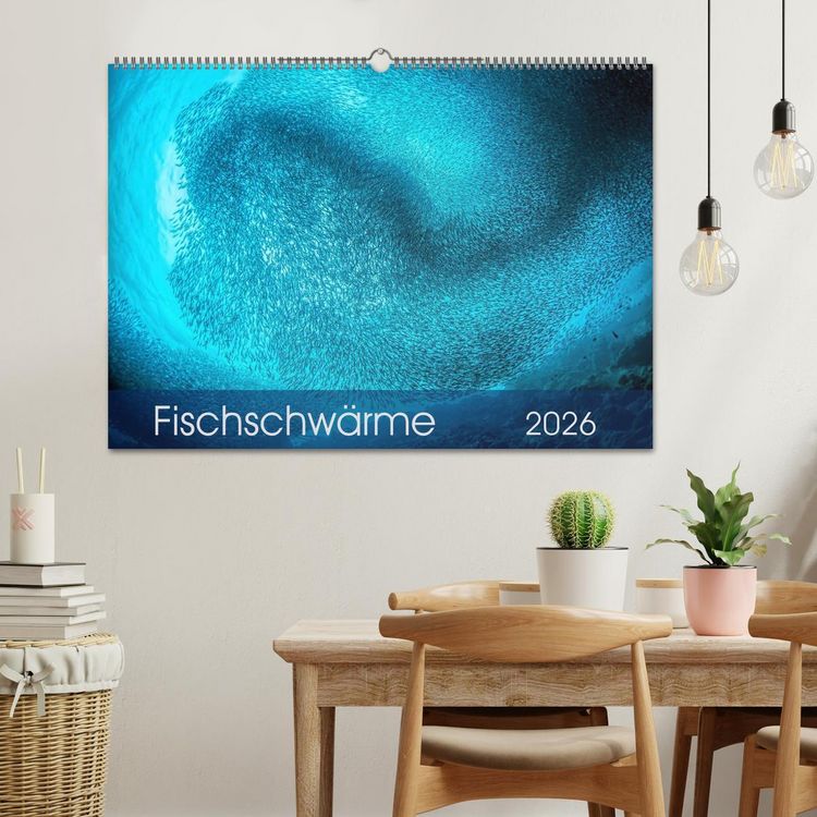 Produktbild: Fischschw&auml;rme (Wandkalender 2026 DIN A2 quer), CALVENDO Monatskalender