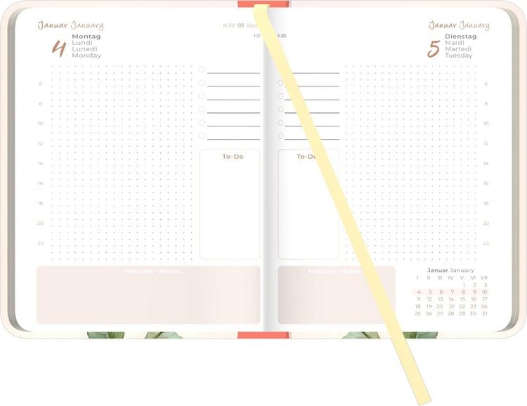 Produktbild: Daily Journal Roses 2027